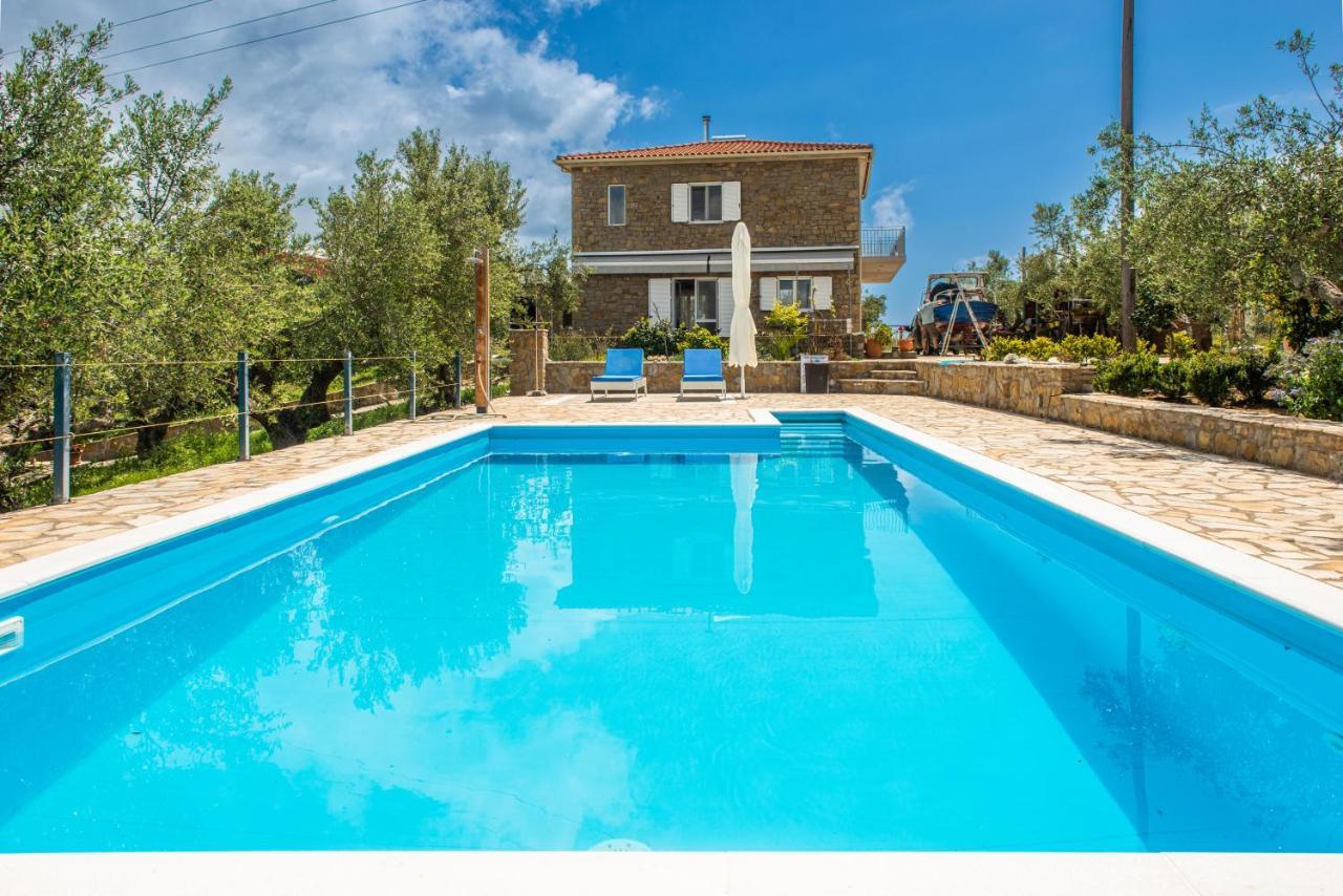 Hakuna Matata Holidays Wooden Lodge With Airco & Pool In Greek Olive Grove Methoni (Messenia) Exterior foto